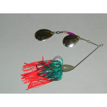 OBSESSION SPINNERBAITS DOUBLE BLADE WITH STINGER HOOK BRASS COLORADO BLADES