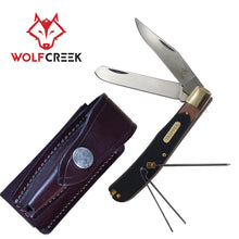  WOLF CREEK STOCKMANS KNIFE WITH POUCH