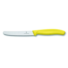  VICTORINOX STEAK & TOMATO 11CM ROUND TIP WAVY EDGE KITCHEN KNIFE