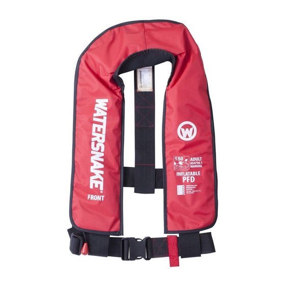 WATERSNAKE PFD MANUAL INFLATABLE LEVEL 150 LIFEVEST