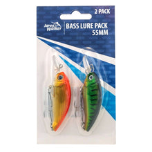  JARVIS WALKER LURE PACK BASS 55MM 2 PACK