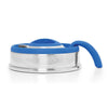 POPUP COMPACT STAINLESS STEEL 2 LITRE KETTLE BLUE