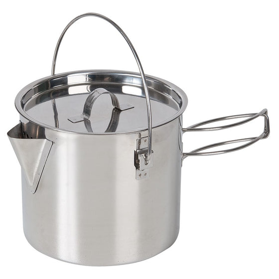 CAMPFIRE BILLY STYLE 750ML STAINLESS STEEL KETTLE