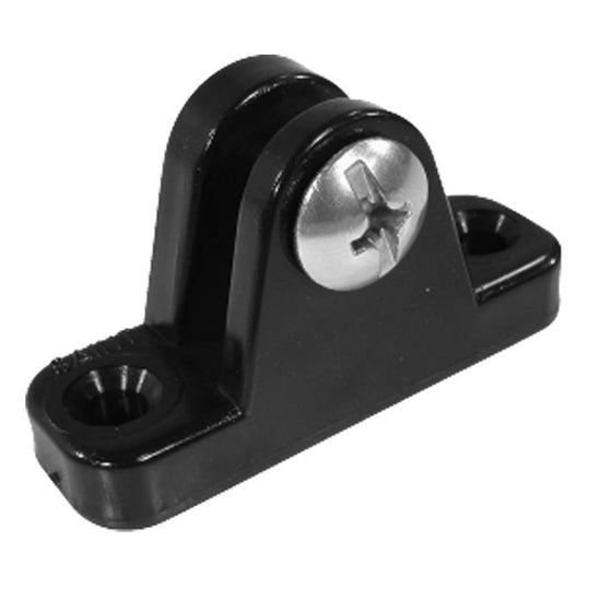 BLA NYLON CANOPY DECK MOUNT BLACK 60 X 20 X 30MM