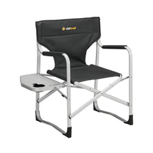  OZTRAIL DIRECTORS STUDIO CHAIR WITH SIDE TABLE