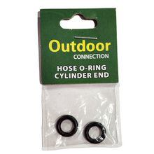  OUTDOOR CONNECTION GAS HOSE ORING 12MM CYLINDER END PACK 2
