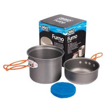  360o DEGREES FURNO POT SET 850ML AND 350ML WITH SCOURER AND CARRY BAG