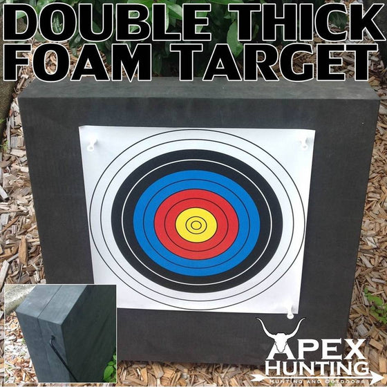APEX HIGH DENSITY FOAM TARGET DOUBLE THICKNESS