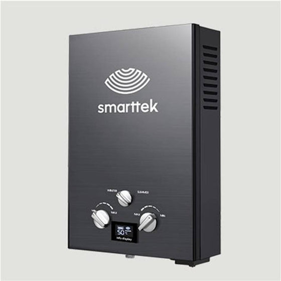 SMARTTEK BLACK HOT WATER SYSTEM WITH 4.3 LITRE PUMP