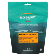  BACK COUNTRY CUISINE FREEZE DRIED MEAL REGULAR 175G BEEF AND PASTA HOTPOT