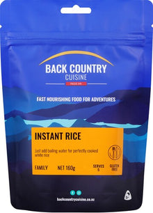 BACK COUNTRY CUISINE FREEZE DRIED MEAL FAMILY 160G INSTANT RICE