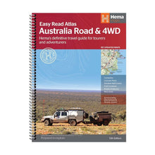  HEMA AUSTRALIA ROAD & 4WD EASY READ ATLAS SPIRAL BOUND