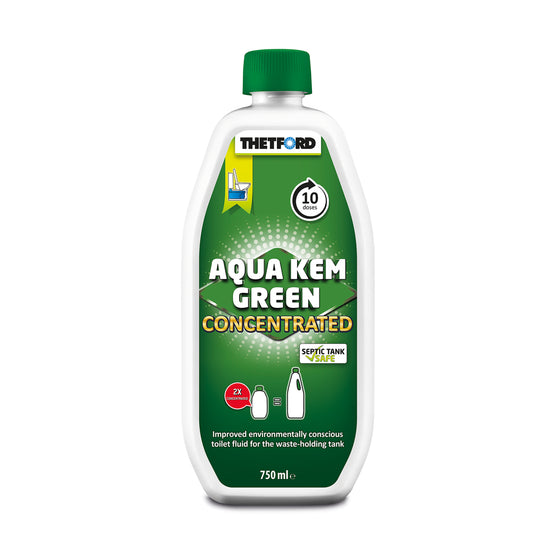 THETFORD AQUA KEM GREEN CONCENTRATED TOILET CHEMICAL 750ML BOTTLE